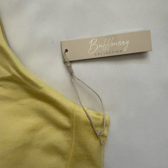 BuffBunny Light Yellow Women's Intimate Top - Picture 7 of 9